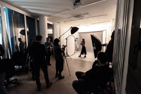 Backstage shooting